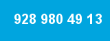 928 980 49 13 928 980 49 13